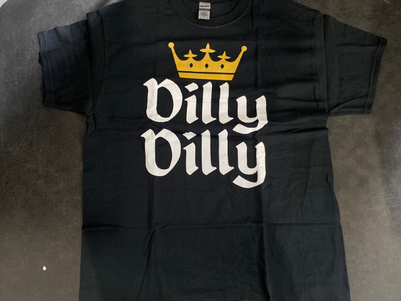 Photo 1 of Large Dilly Dilly T-Shirt Short Sleeve Black Heavy Cotton