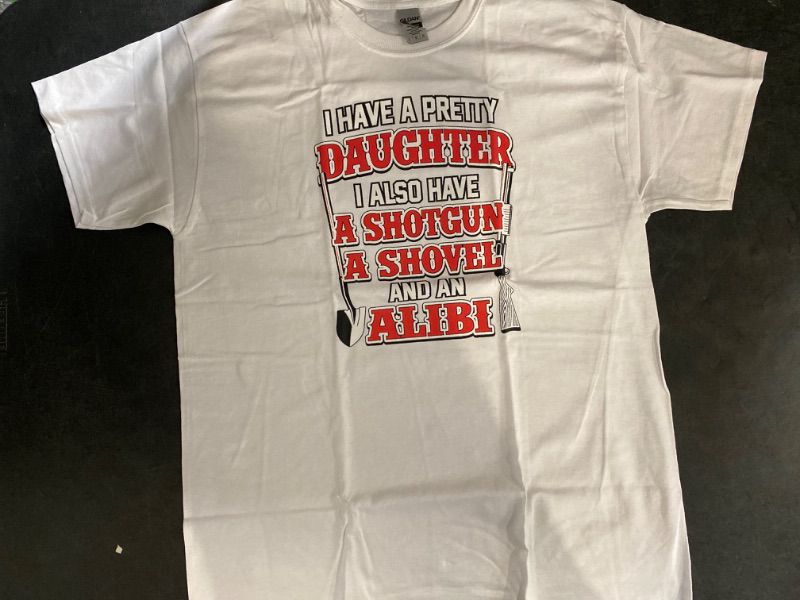 Photo 2 of Large I Have a Pretty Daughter, Fathers Day, Dad Shirt, Fathers Day Gift, Dad with Daughter, Dad to be shirt, Daddy Gift