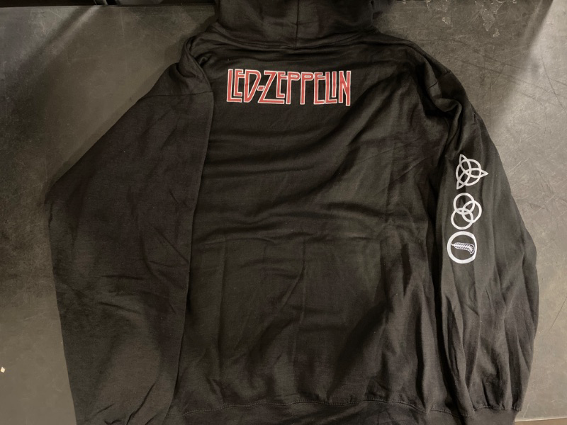 Photo 2 of 3XL Custom Design Hoodie Long Sleeve Cotton Black