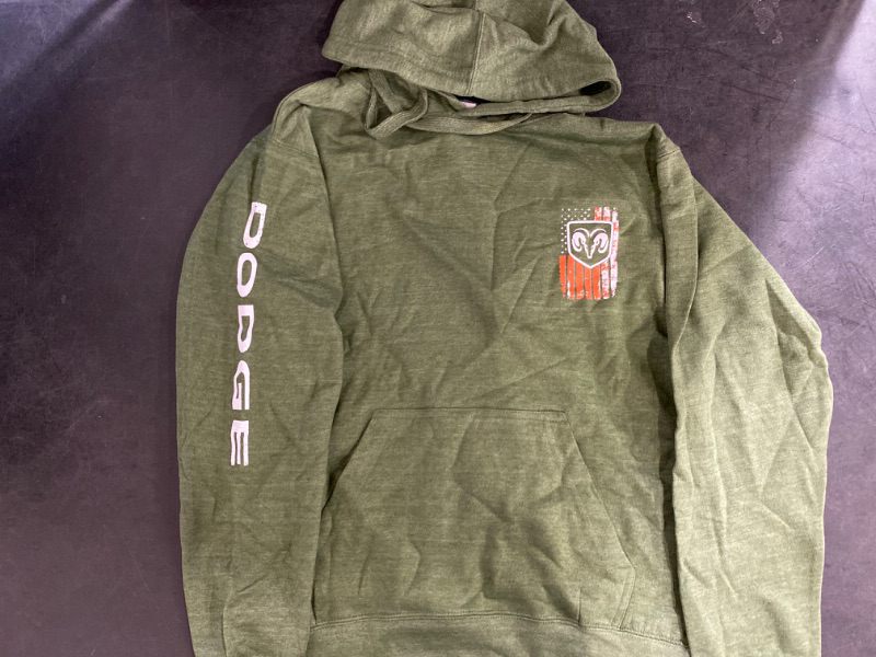 Photo 1 of XL Custom Design Dodge Green Long Sleeve Hoodie