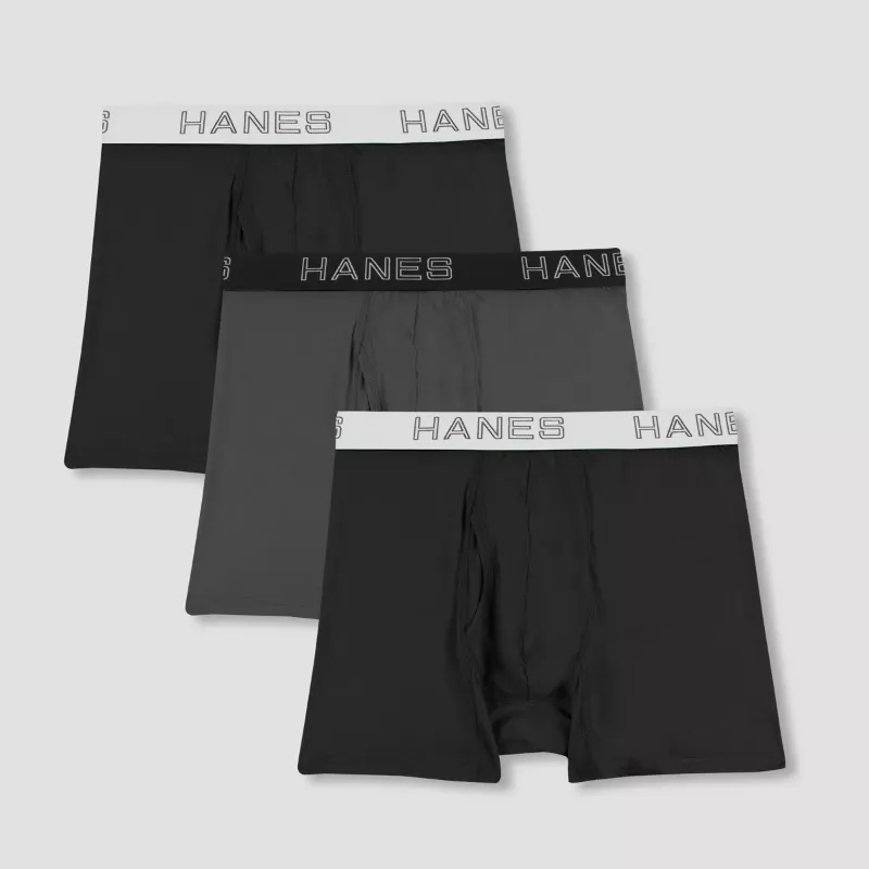 Photo 1 of (L) Hanes Premium Comfort Flex Fit Men's Trunks 3pk