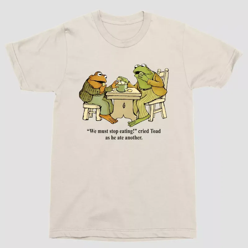 Photo 1 of XL Men's Frog and Toad Short Sleeve Graphic T-Shirt - Tan