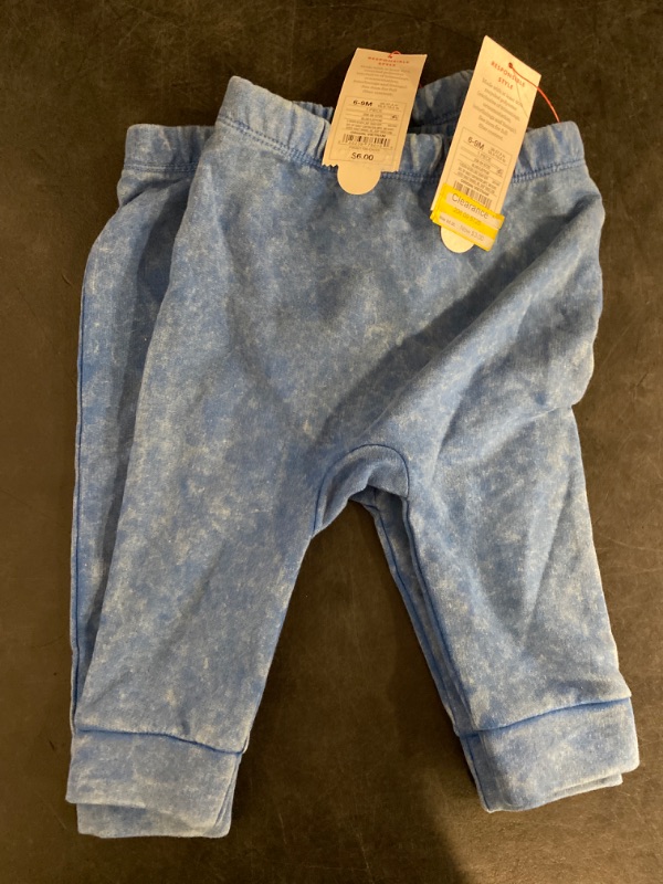 Photo 2 of 6-9 months Baby Solid Jogger Pants - Cat & Jack Blue