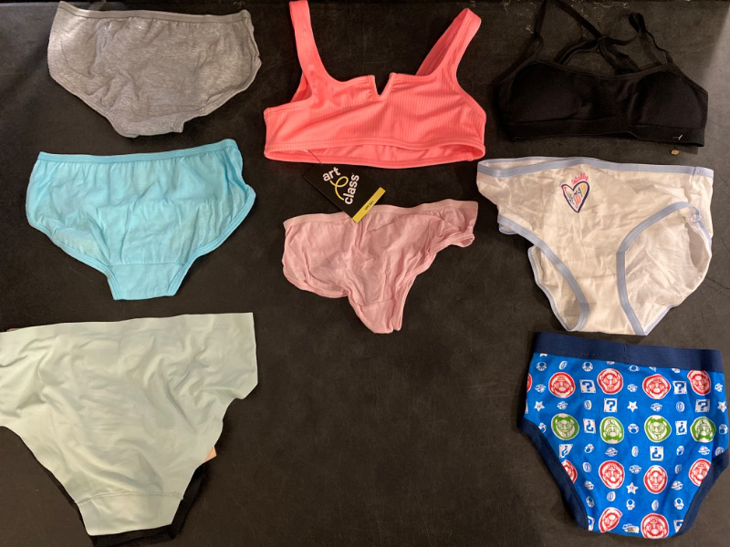 Photo 1 of 8 Item Mixed Lot Children's Undergarments 