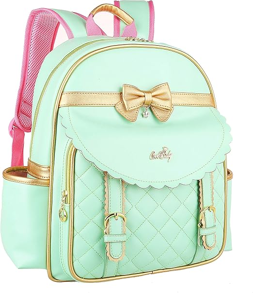 Photo 1 of Children Princess Waterproof PU Backpack for Girls Elementary School Girl Bookbags