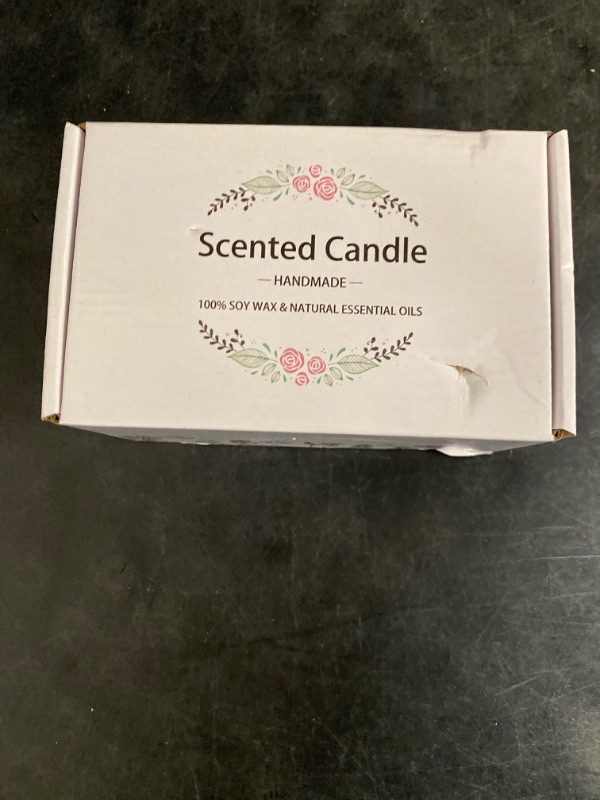 Photo 1 of 2 Pack Scented Candles, Gift for New Home Vanilla + Gardenia, Scented Jar Candle, Natural Aromatherapy Scented Candles, Long Lasting Candle, Festive,Stress Relief, Decor Aromatherapy Candles
