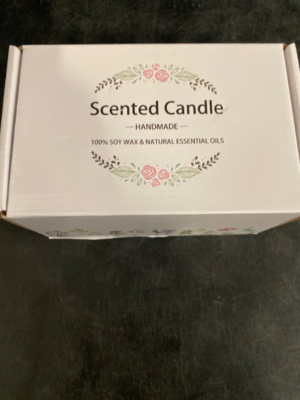 Photo 1 of 2 Pack Scented Candles, Gift for New Home Vanilla + Gardenia, Scented Jar Candle, Natural Aromatherapy Scented Candles, Long Lasting Candle, Festive,Stress Relief, Decor Aromatherapy Candles