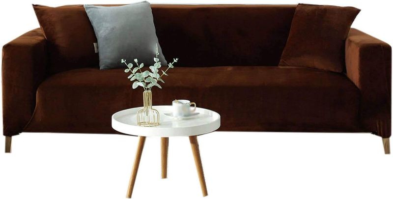 Photo 1 of Sofa Slipcover,Solid Color Sofa Cover for Cushion Couch Modern Furniture Protector Non-Slip All-Inclusive with Elastic Bottom Couch Cover for Living Room