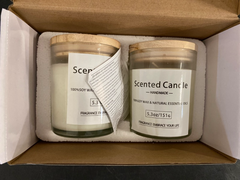 Photo 1 of Scented Soy Aromatherapy Candles Gifts for Women, 2×5.3Oz Long Lasting Candles, Premium Body Relax & Stress Relief Candles,Ideal Gifts for Birthday, Christmas, Thanksgiving, Mother's Day