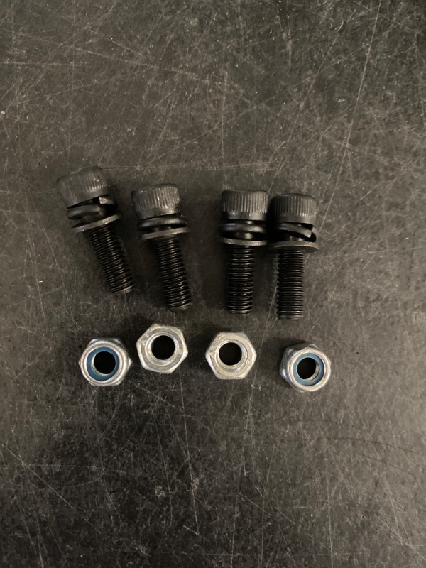 Photo 2 of 2 Sets M3 M4 M5 M6 M8 M10 M12 Black 12.9 Grade Hexagon Socket Head Cap Screws Flat Washers Spring Washers Combination Set(6mm,M3)