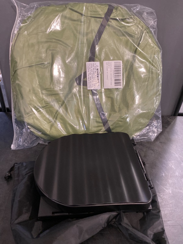 Photo 1 of Portable Toilet Kit for Adults, Camping Toilet with Pop-Up Privacy Tent and Poo Gel Toilet Bags, Washable Portable Outdoor Showers Changing Rooms