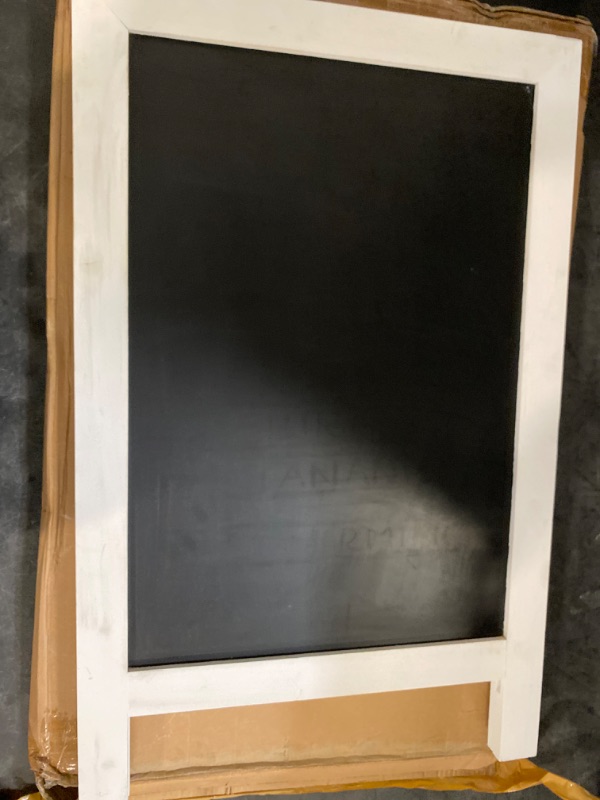 Photo 2 of Sandwich Board Solid Pine Wood Rustic White,Chalk Board Sign Board,Sandwich Board Signs Outdoor, Chalkboard Easel,A Frame Chalkboard Sign,Menu Chalkboard