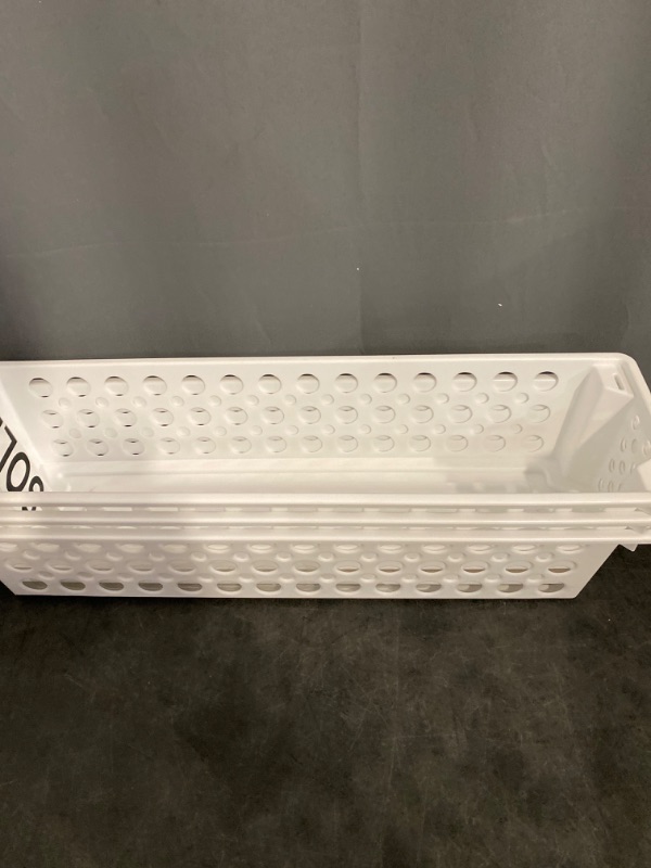 Photo 2 of Long Slide-It Baskets, 3 Pack, Stacking and Sliding Modular Storage, Great Organizing Bins for Pantry, Closet, Bedroom, Office, and all Storage, 21” x 6.3” x 4.4”