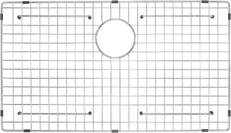 Photo 1 of Serene Valley Kitchen Sink Bottom Grid and Sink Protector NDG3018, 304 Premium Stainless Steel, dim 27 1/2" x 15 11/16"