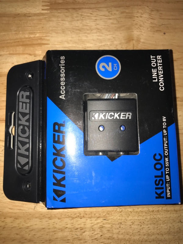 Photo 2 of Kicker 46KISLOC K-Series Interconnect, Speaker to RCA W/Line-Out Converter