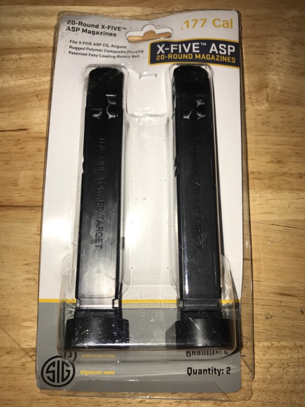 Photo 1 of Sig Sauer P320 CO2 Air Pistol Magazine .177 Caliber, 20 Rounds - Rugged Durable Air Gun
