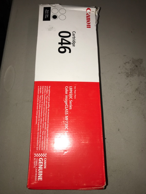 Photo 2 of Canon Genuine Toner, Cartridge 046 Black (1250C001), 1 Pack Color imageCLASS MF735Cdw, MF733Cdw, MF731Cdw, LBP654Cdw Laser Printers