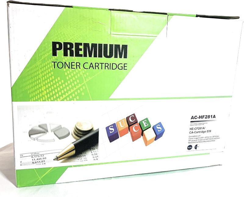 Photo 1 of Compatible Toner Cartridge Replacement for HP 81A CF281A 81X CF281X Enterprise MFP M605 M604 Toner M604N M604DN M605N M605DN M605X M630 M606 M630h M630dn M630z Printer