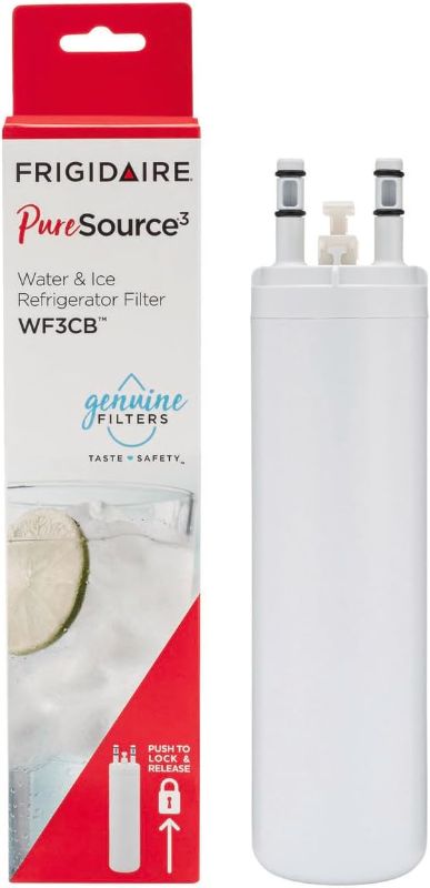 Photo 1 of Frigidaire WF3CB Puresource3 Refrigerator Water Filter , White, 1 Count (Pack of 1)