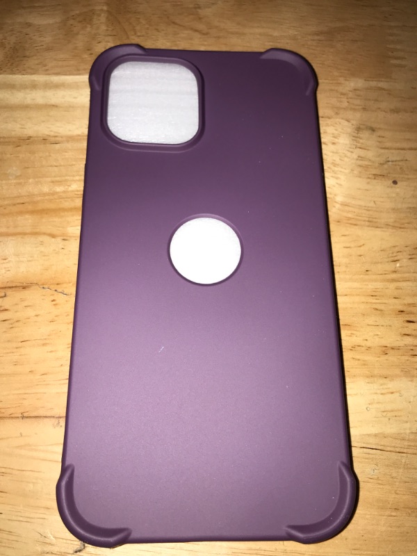 Photo 2 of ORETECH for iPhone 14 Pro Max Case, with [2 x Screen Protectors] [10 Ft Military Grade Drop Test] [Camera Protection] 360° Shockproof Slim Thin Phone Case iPhone 14 Pro Max Cover 6.7" Purple