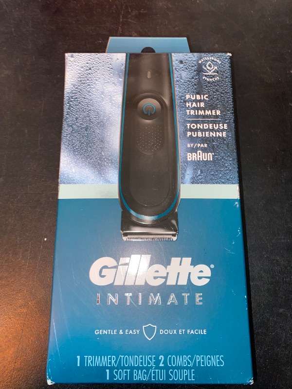 Photo 3 of Gillette Intimate Men’s Manscape Pubic Hair Trimmer, SkinFirst Ball i5 Trimmer for Men, Waterproof, Cordless for Wet/Dry Use, Electric Shaver for Men, Lifetime Sharp Blades, Manscaping Body Groomer