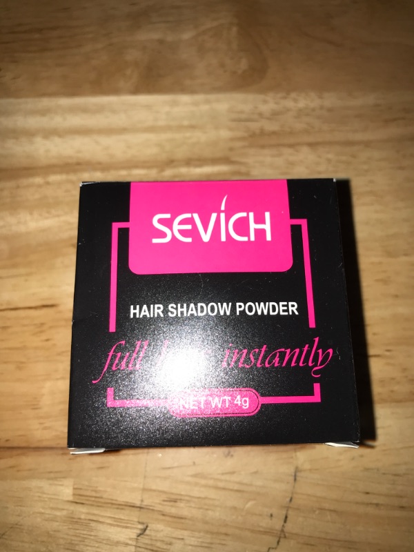 Photo 2 of Sevich Hairline Powder Instantly Conceals Hair Loss, Root Touch up Powder, Hair Shadow Toppers for Women & Men, Touch Up for Thinning Gray Hair, Windproof & Sweatproof, Black