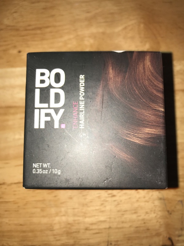 Photo 2 of BOLDIFY Hairline Powder - Root Touch Up & Hair Loss Cover Up, Instant Gray Coverage 48-Hour Stain-Proof Hair Color Powder for Women & Men, Hair Fibers and Hair Topper Alternative (Dark Brown)