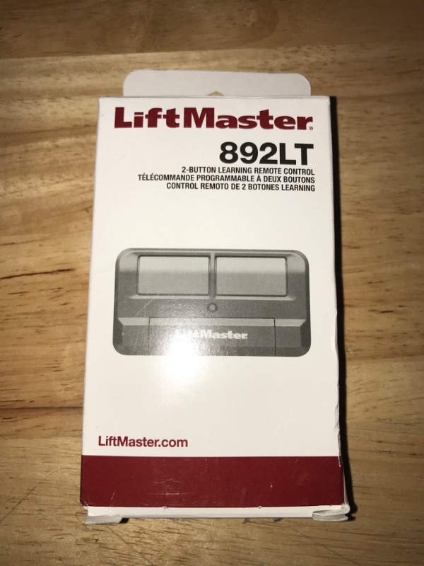 Photo 3 of LiftMaster 892LT Two-Button Security+ 2.0 Learning Garage Door Opener Remote Control - Pack of 1