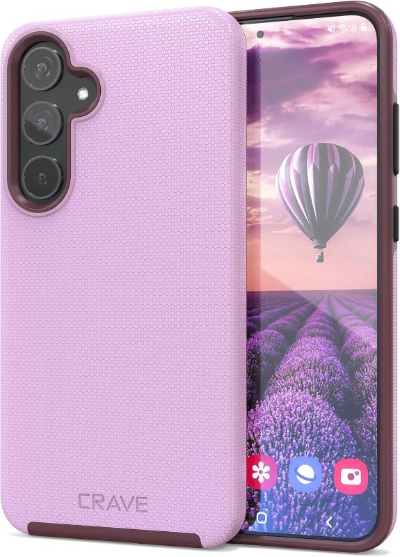 Photo 1 of Crave Dual Guard for Samsung Galaxy S24 Plus Case, Shockproof Protection Dual Layer Case for Samsung Galaxy S24 Plus - Lilac