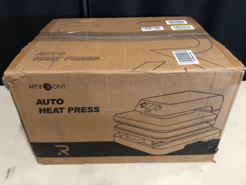 Photo 1 of HTVRONT Auto Heat Press Machine for T Shirts - 15x15 Smart T Shirt Press Machine with Auto Release - Professional Heat Press for Sublimation, Vinyl, Heat Transfer Projects