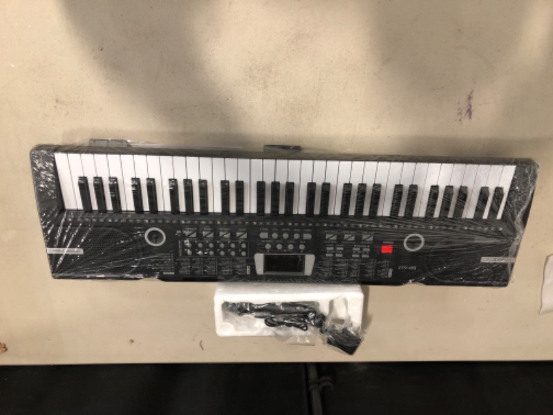 Photo 2 of 61 Key Keyboard Piano, Portable Electronic Keyboard Piano for Beginners with Speakers, Microphone, Sheet Music Stand, 100 Voices, 100 Rhythms, Digital Music Keyboard for Beginners