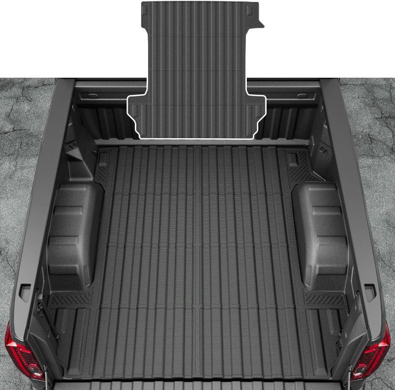 Photo 1 of 5.82FT Bed Mat Compatible with 2019-2024 Chevy Silverado GMC Sierra 1500 Truck Bed Liner Replacement for 2019-2024 Chevy Silverado Accessories(Bed Mat)