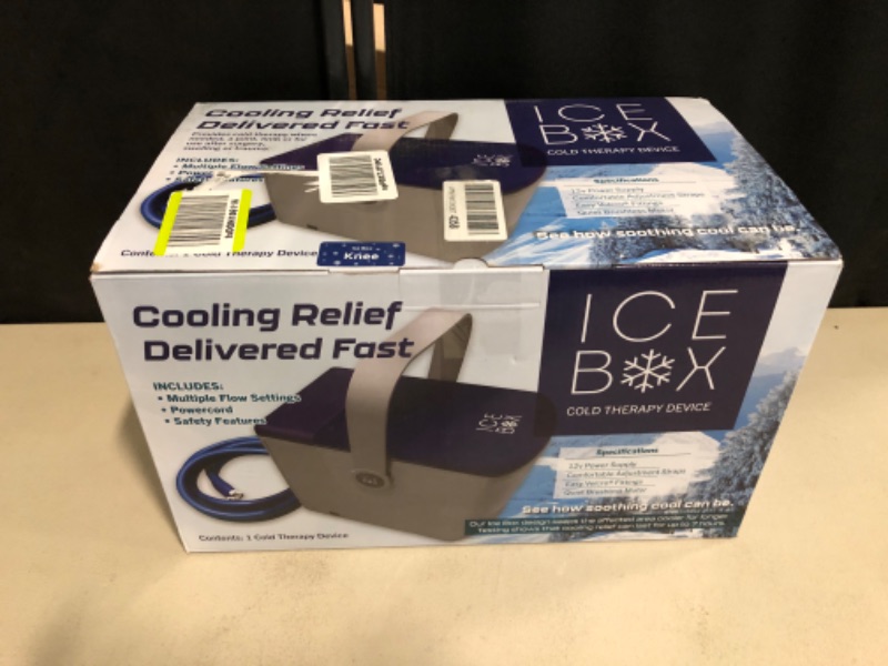 Photo 3 of Ice Box Cold Therapy ™ Knee System for Pain Relief, Contoured Pads, Extended Cold Time, Programmed Timer, Post Surgery/Recovery, Long Term Relief