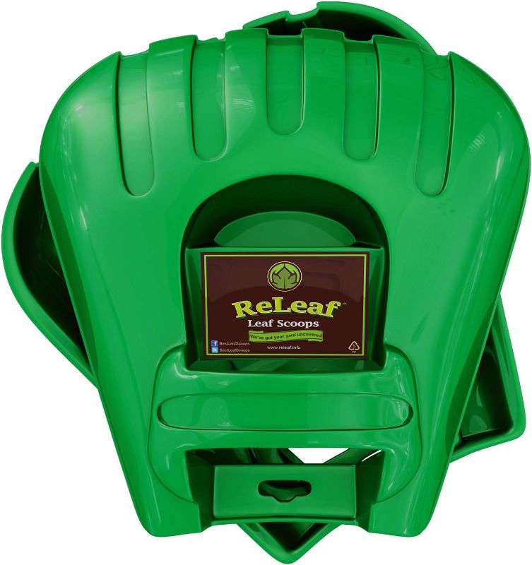 Photo 1 of ReLeaf Leaf Scoops: Ergonomic, Large Hand Held Rakes for Fast Leaf & Lawn Grass Removal