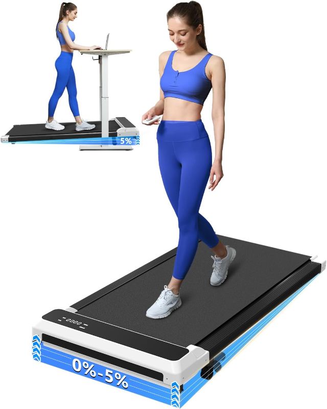 Photo 1 of Walking Pad Treadmill, Walking pad with Incline,2 in 1 Walking pad for Walking and Jogging, Compact Treadmill for Home Office with LED Display