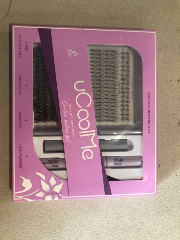 Photo 1 of uCoolMe Lashes Lazy Girl & Venus With Invisible Band DIY Eyelash Extension Kit Bond and Seal Eyelash Glue and Lash Remover Beginner Friendly Individual Lashes Waterproof and Long last