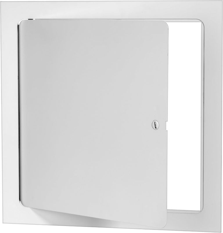 Photo 1 of Premier 5000 Series Commercial Grade Steel Access Door, 18 x 18 Flush Universal Mount, White (Screwdriver Latch)