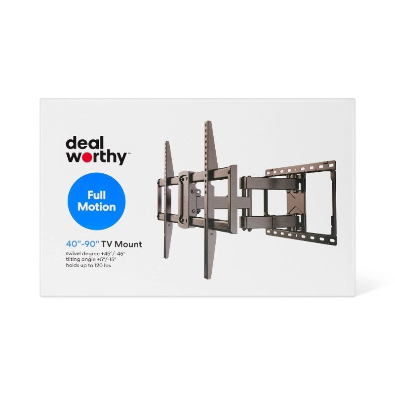 Photo 1 of Full Motion 40" - 90" TV Mount - Dealworthy