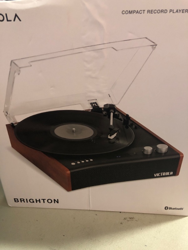 Photo 2 of Victrola Vta71mah Brighton Dbt Tt W/spkrs Mahogony
