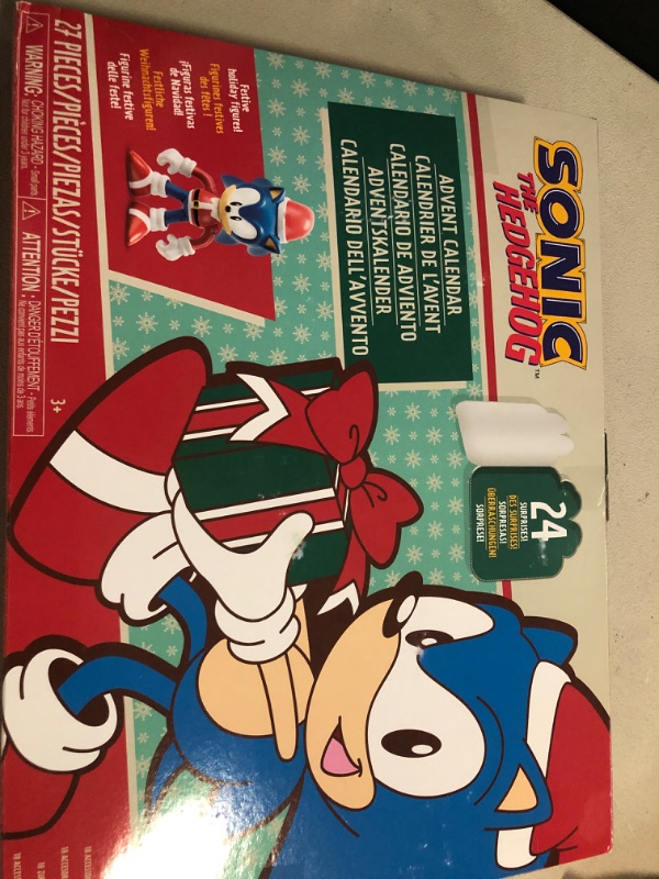 Photo 2 of Sonic the Hedgehog Advent Calendar Exclusive Collectable Figure Surprises 2024
