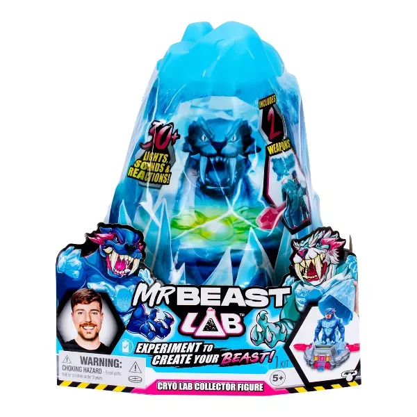 Photo 1 of MrBeast Lab Cryo Lab Mystery Collector Figure Playset (Target Exclusive)