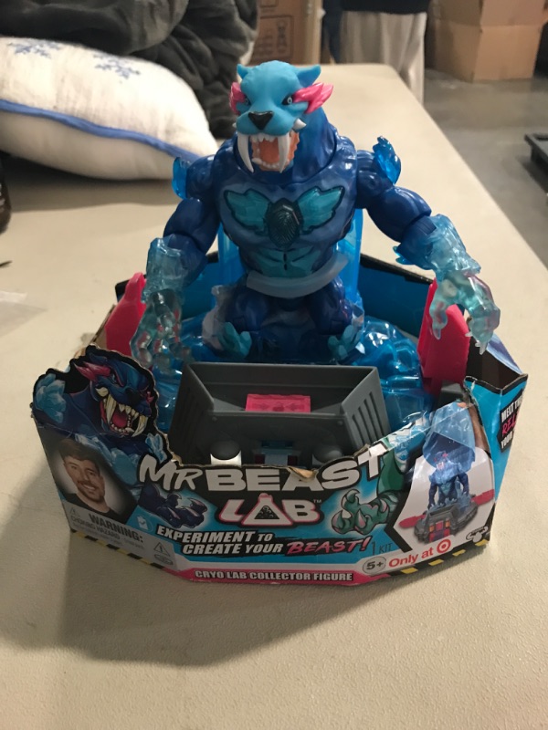 Photo 2 of MrBeast Lab Cryo Lab Mystery Collector Figure Playset (Target Exclusive)