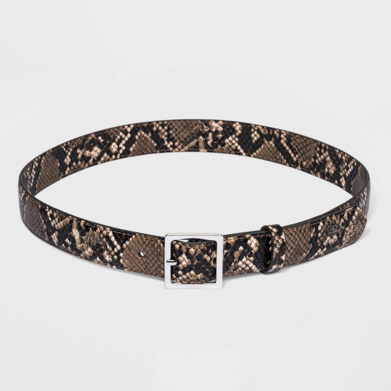 Photo 1 of Women's Skinny Exotic Snake Belt - a New Day™ Tan XS