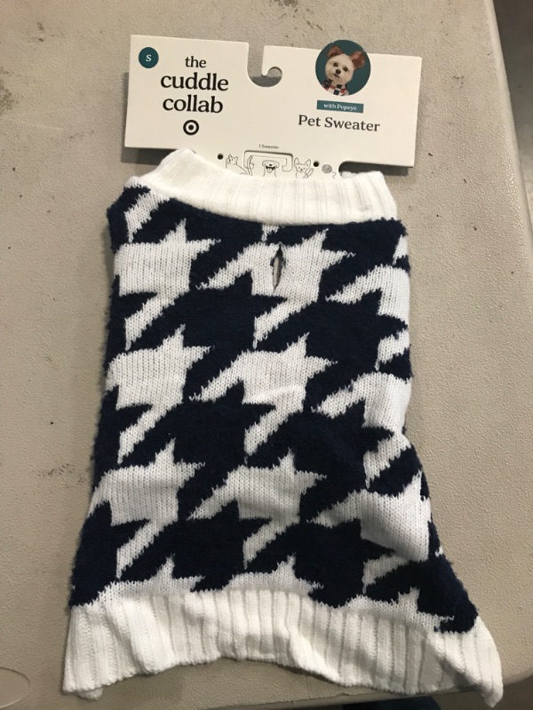 Photo 1 of the cuddle collab pet sweater size small 