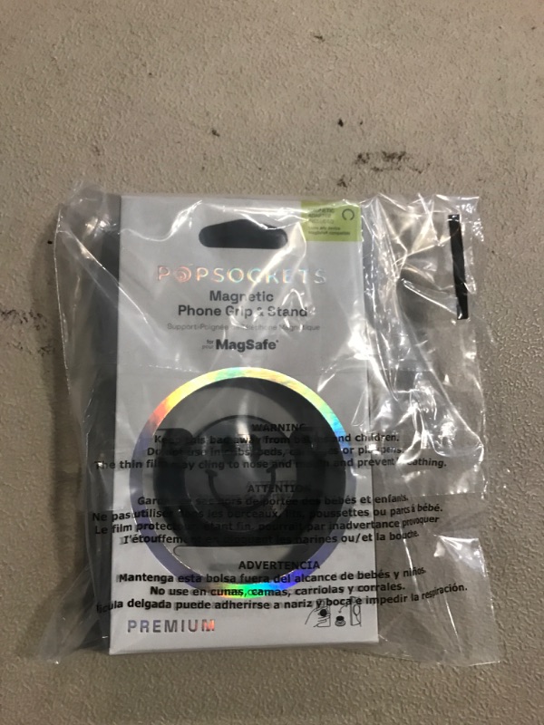 Photo 3 of PopSockets Magnetic Phone Grip with MagSafe, Magnetic Adapter Ring Included