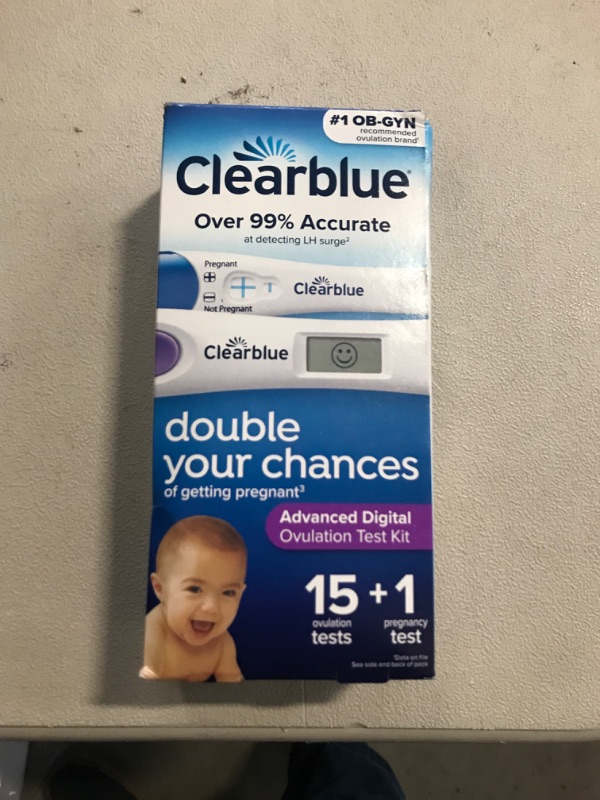 Photo 2 of Clearblue Advanced Digital Ovulation Test, Predictor Kit, Featuring Advanced Ovulation Tests with Digital Results, 10 Ovulation Tests - 16 Ct