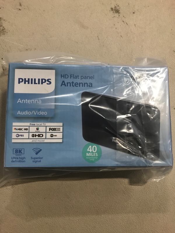 Photo 3 of Philips Flat Panel HD Passive Antenna - Black