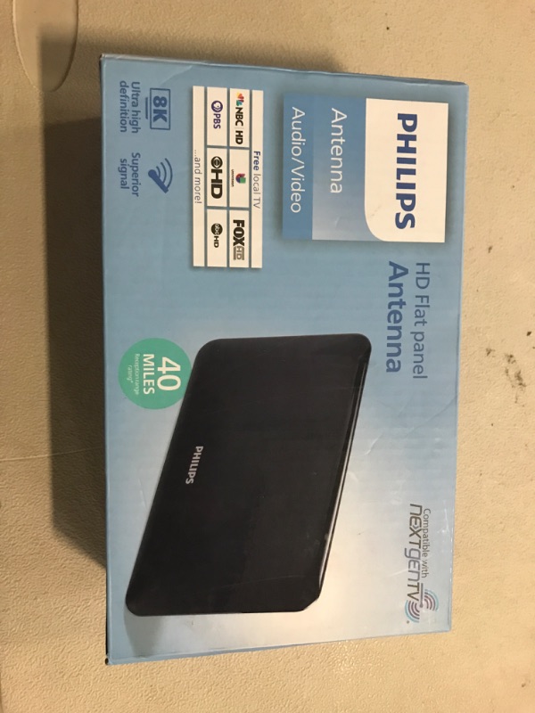 Photo 2 of Philips Flat Panel HD Passive Antenna - Black