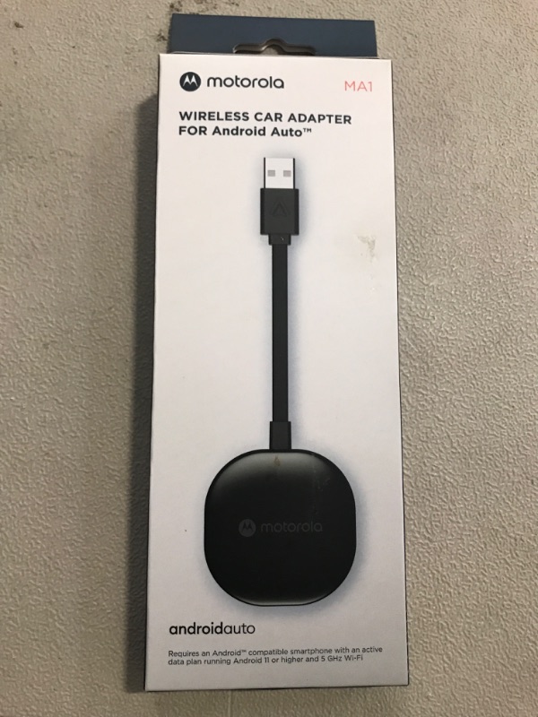 Photo 2 of Motorola MA1 Wireless Android Auto Car Adapter