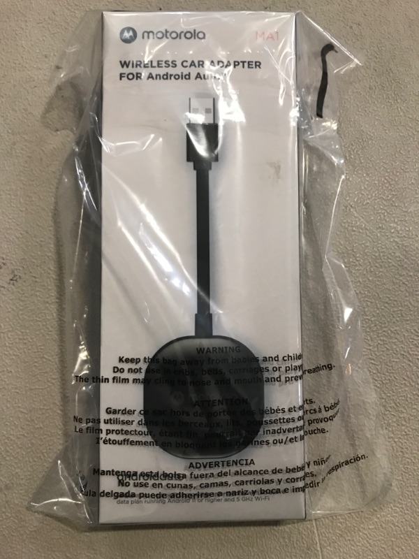 Photo 3 of Motorola MA1 Wireless Android Auto Car Adapter